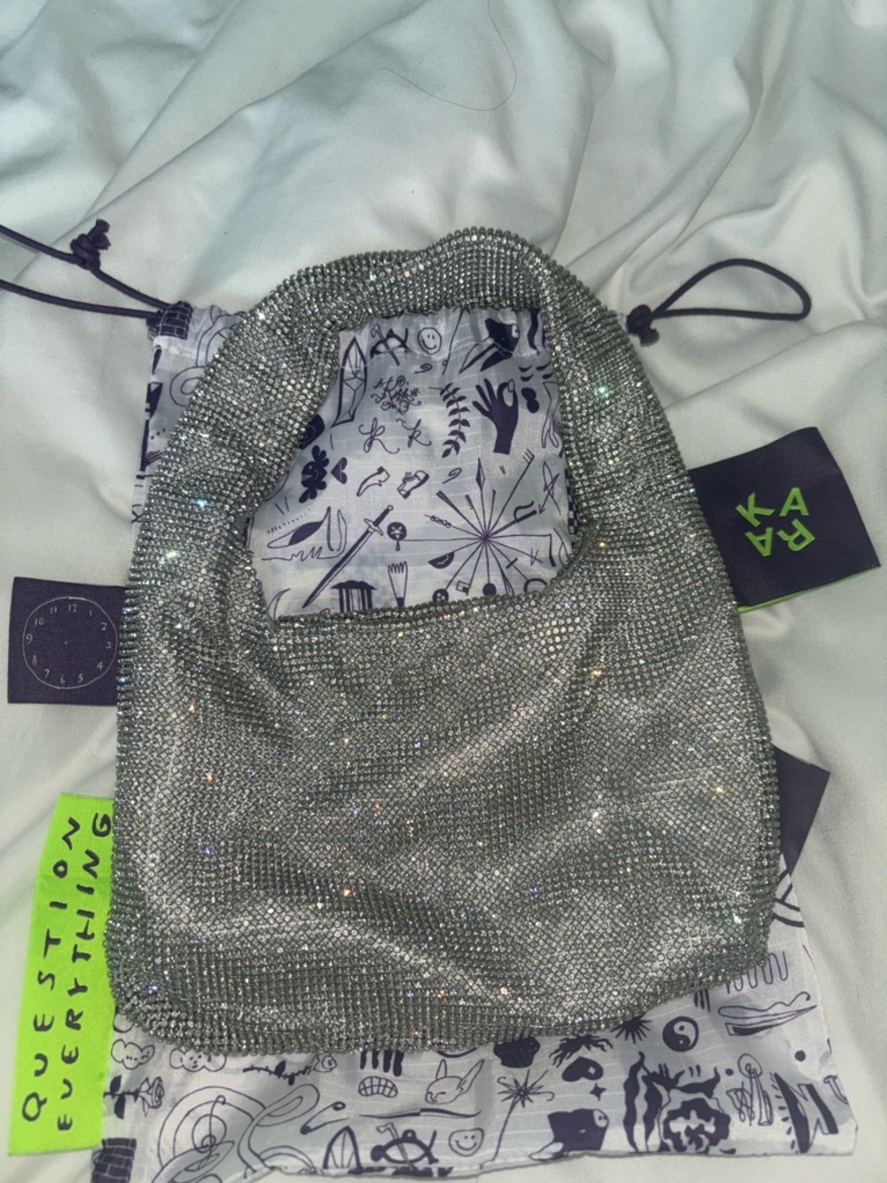 KARA mini crystal bag